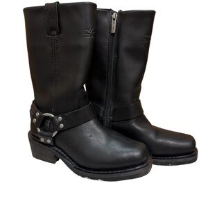 Harley-Davidson Black Moto Boots